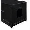 thumbnail image 4 of Contemporary Home Living 20.75" Black Stylish Multi-purpose Cat Furniture Cover, 4 of 4