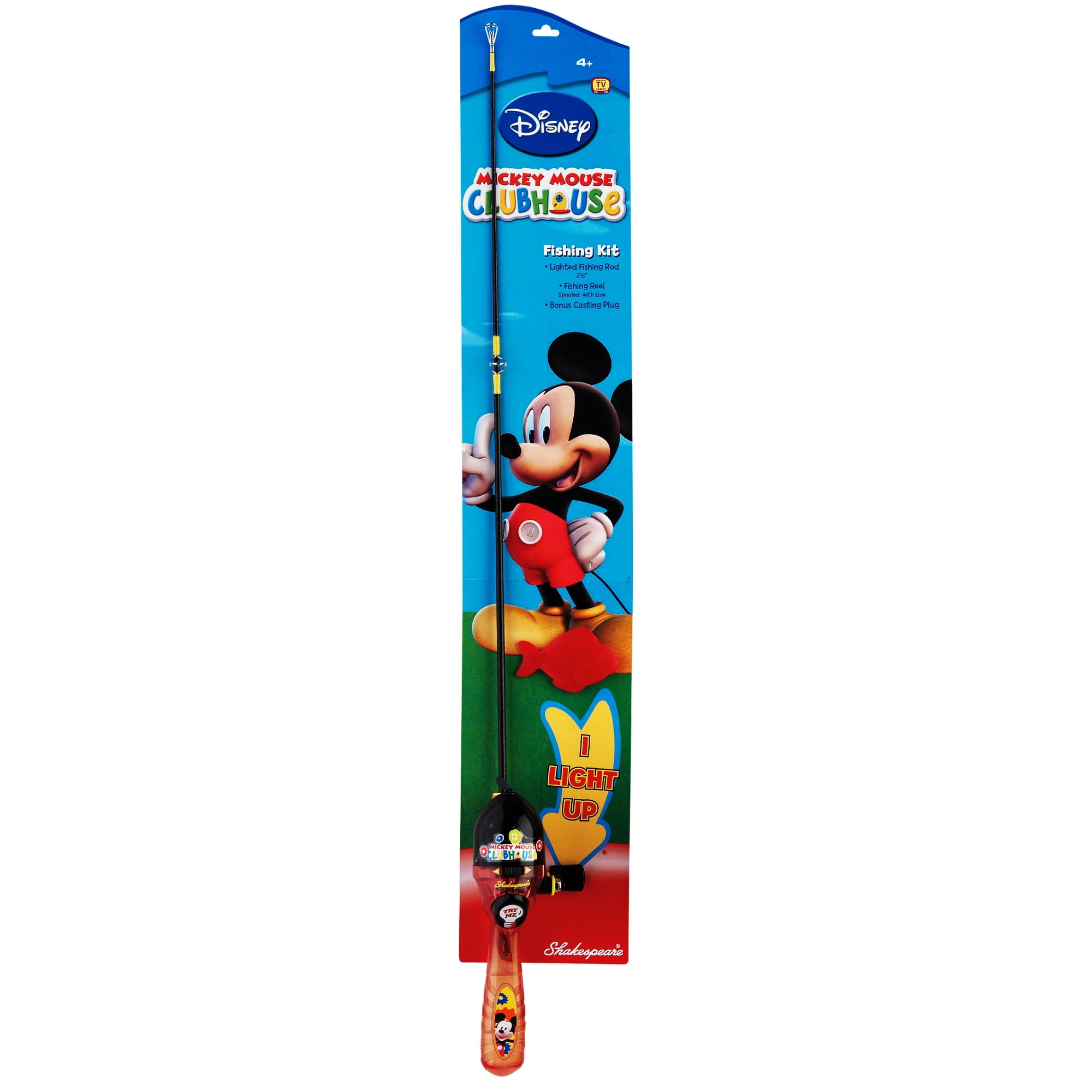 Shakespeare Mickey Mouse Lighted Fishing Kit 