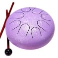 thumbnail image 5 of 6Inch 8 Tone Hollow Drum Steel Tongue Drum Garden Rain Drum Steel Tongue Drum Outdoor Rain Drum Suitable for Beginners,D, 5 of 5