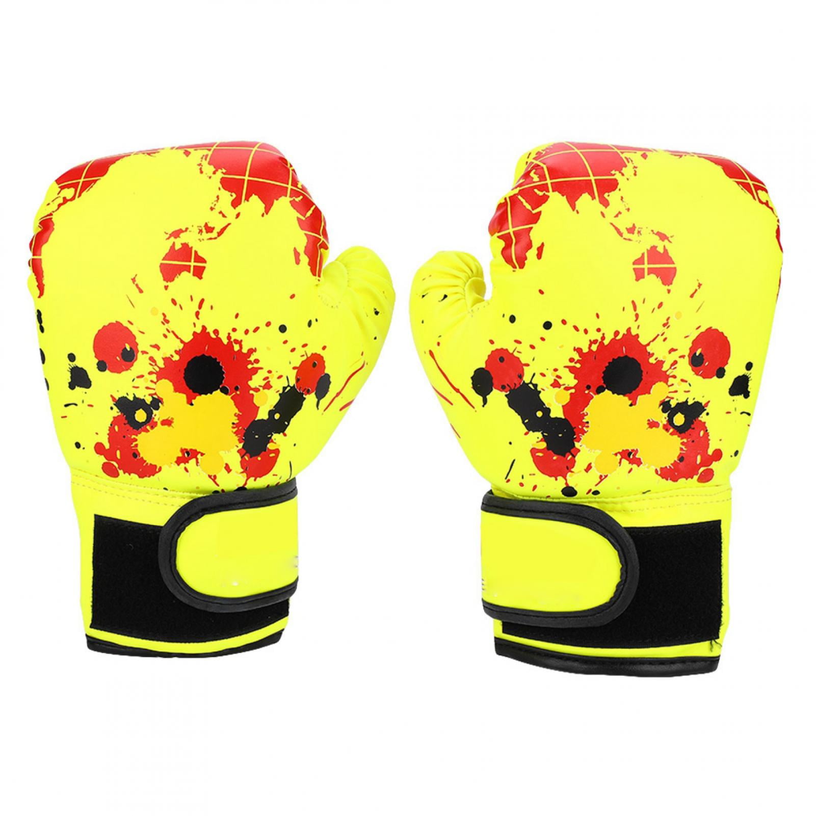 Baby Girls Boys Children Boxing Gloves Punch Training Kids Fight Mitts yellow