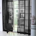 thumbnail image 2 of Sheer Curtain Panel - Elegant Window Long Panel, Beautiful See Through Drapery Panel, 2 of 2