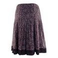 thumbnail image 2 of Women's Pleated Floral Silk Molly Skirt 6, 2 of 4