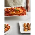 thumbnail image 4 of 14" White Ceramic Serving Trays Set of 4, Heat Resistant, Dishwasher Safe, for Weddings, Parties, Oven, Microwave, 4 of 6