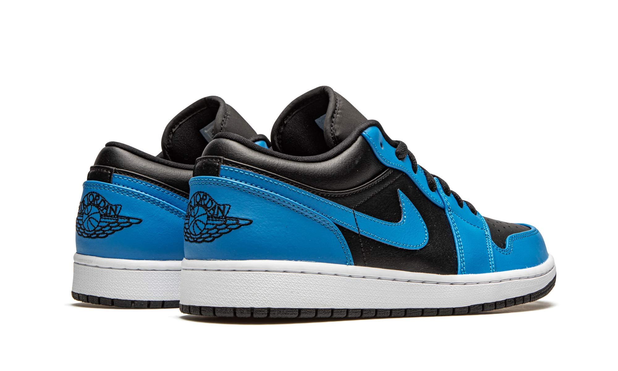 Nike Air Jordan 1 Low Laser Blue/Black-White 553558-410 Men's
