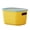 Yellow, variant on bestolf Storage Box with Handle And Lid Organizer Space Saving Stackable Container for Kitchen Bedroom Dormitory (Green M)