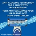 thumbnail image 3 of BIC EasyRinse Anti-Clogging Men's Disposable Razors for a Smoother Shave With Less Irritation*, Shaving Razors With 4 Blades, 2 Count, 3 of 9