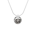 thumbnail image 2 of Delight Jewelry Silvertone Ram Head Silver-tone You Mean the World to Me Ring Necklace, 18", 2 of 4