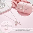 thumbnail image 5 of Women's Pearl Cross Necklace - First Communion, Baptism and Easter Gift for Godchildren, 5 of 6