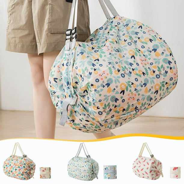 Bolsa de Compras Reutilizable, Plegable, Impermeable, de Tela, Duradera y de Gran Capacidad.