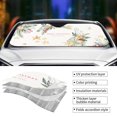 thumbnail image 5 of XMXT Car Sun Shade Windshield, Merry Christmas Decorations Background Sunshade for Car Windshield Sun Shades for Car SUV Truck, m, 5 of 9