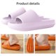 thumbnail image 4 of Zapatillas de casa, sandalias antideslizantes de EVA, zapatillas de suela gruesa con punta abierta para parejas, rosa púrpura, adecuadas para el tamaño 37-38 2 piezas Sweethay AP001383-13B, 4 of 7