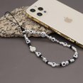 thumbnail image 1 of Taian Beaded Mobile Phone Lanyard Correa para la mu?eca, Kawaii Smiley Face Star Beaded Rainbow Acrylic Polymer Clay Pearl Phone Charm Phone Wrist Chain String ShuxiuWang 8390605549823, 1 of 1