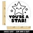 thumbnail image 2 of You're A Star Teacher Student Self-Inking Rubber Stamp Ink Stamper - Fuchsia Ink - Small 3/4 Inch, 2 of 7