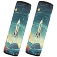 thumbnail image 2 of ALAZA Rocket and Space Car Seat Belt Adjuster Neck Covers Shoulder Cushions Pads M, 2 of 8