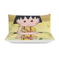 thumbnail image 4 of Chibi Maruko-chan Light Zipper System Durable Surface Breathable Fabric Sleep Fit Duvet Cover Sets Everyday, 4 of 5