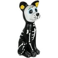 thumbnail image 4 of Northlight 5" Black Day of the Dead Skeleton Dog Figurine Decoration, 4 of 8