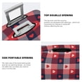 thumbnail image 6 of Wukai Heart Plaid Elastic Luggage Cover: Personalized Protection for Your Suitcase - Fits 19~29-inch, Washable & Durable Travel Companion-X-Large, 6 of 8