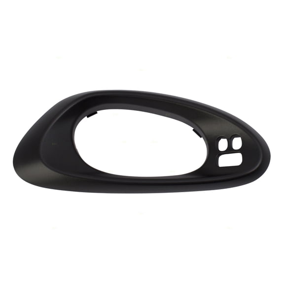 Brock Replacement Drivers Inside Interior Front Door Handle Trim Bezel Textured Black Compatible with Trailblazer & EXT 15214503