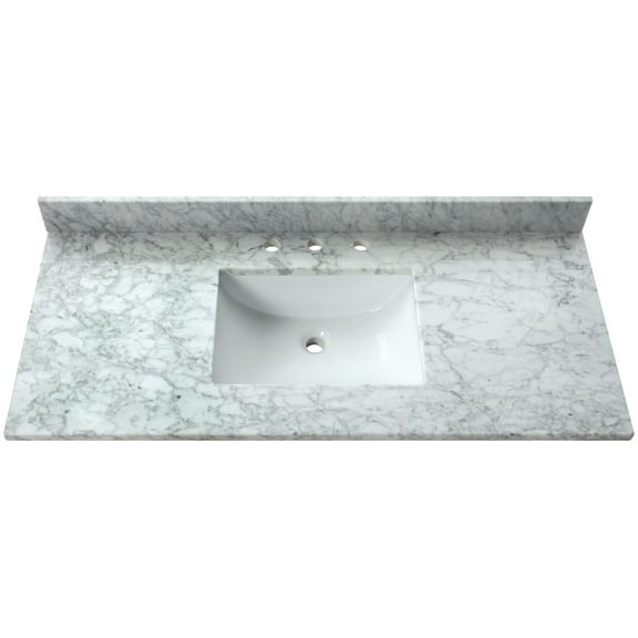 Avanity Sut49-Rs 49" Marble Vanity Top - White