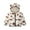 Brown-04, variant on Kids 3D Bear Ear Hooded Quilted Puffer Gradient Jacket Zip Up Light Warm Toddler Outerwear