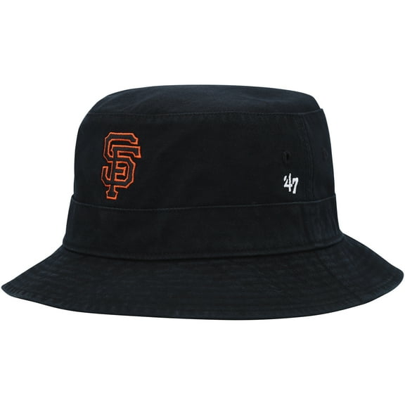Men's '47  Black San Francisco Giants Primary Bucket Hat