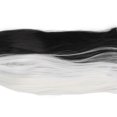 thumbnail image 4 of Perruque synthétique longue et lisse pour femme, noire et blanche, aspect naturel, tendance, pour cosplay, fêtes d'Halloween, 4 of 4