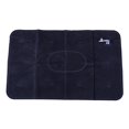thumbnail image 3 of 2X Double-Sided Flocking Pillow Inflatable Portable Foldable Pillow for Camping/ Traveling/ Office Blue,2 x inflatable cushion,blue, 3 of 8
