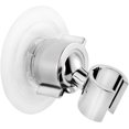 thumbnail image 1 of Shower Head Holder - 360 Adjustable and 60 Degree Tilt with Winged Tension Nut - Universal Secure Fit, Wall Mount with Adhesive Base, Shower Wand Hold, 1 of 5