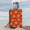 thumbnail image 7 of Fuzoiu Christmas With Gold Snowflakes Print Suitcase Cover,Washable Luggage Covers for Suitcase,Elastic Luggage Protector Cover,Scratch Resistant Travel Suitcase Covers-Medium, 7 of 7