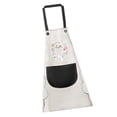 thumbnail image 3 of Delantal bolsillo PVC babero ajustable sin mangas delantal de cocina para el hogar accesorio de cocina, tipo 1, gris y negro Noticed HA003449-05, 3 of 6
