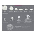thumbnail image 4 of Vajilla Gibson Elite de Porcelana 90 Piezas Blanco, Servicio para 6 Personas, 4 of 4