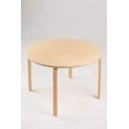 thumbnail image 1 of CHK Table Ensoleillée / Table Ronde Polyvalente en Hêtre / Table pour Enfants Ou Table Basse, 1 of 7