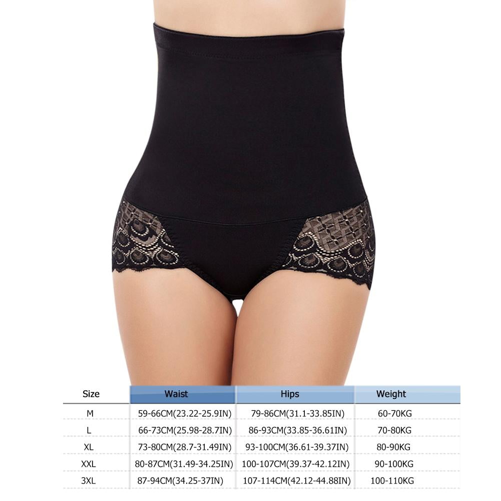 Zewfffr Zewfffr Women High Waist Lace Breathable Briefs Slim Sexy Underwear Black M Walmart Com Walmart Com