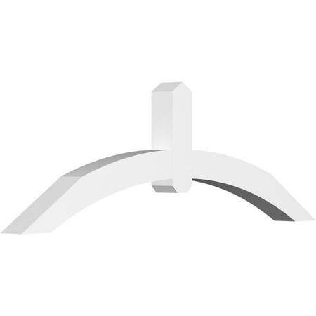 

60 W x 20 H x 4 D x 4 F 8/12 Pitch Archdale Architectural Grade PVC Gable Bracket