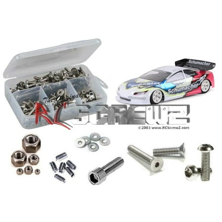 

RCScrewZ Schumacher Supastock GT 1/12th #K154/K157 Stainless Screw Kit - sch026