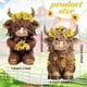 thumbnail image 2 of 2 uds 3D gnomos de vaca escoceses felices con figura de resina de girasol, 2 of 6