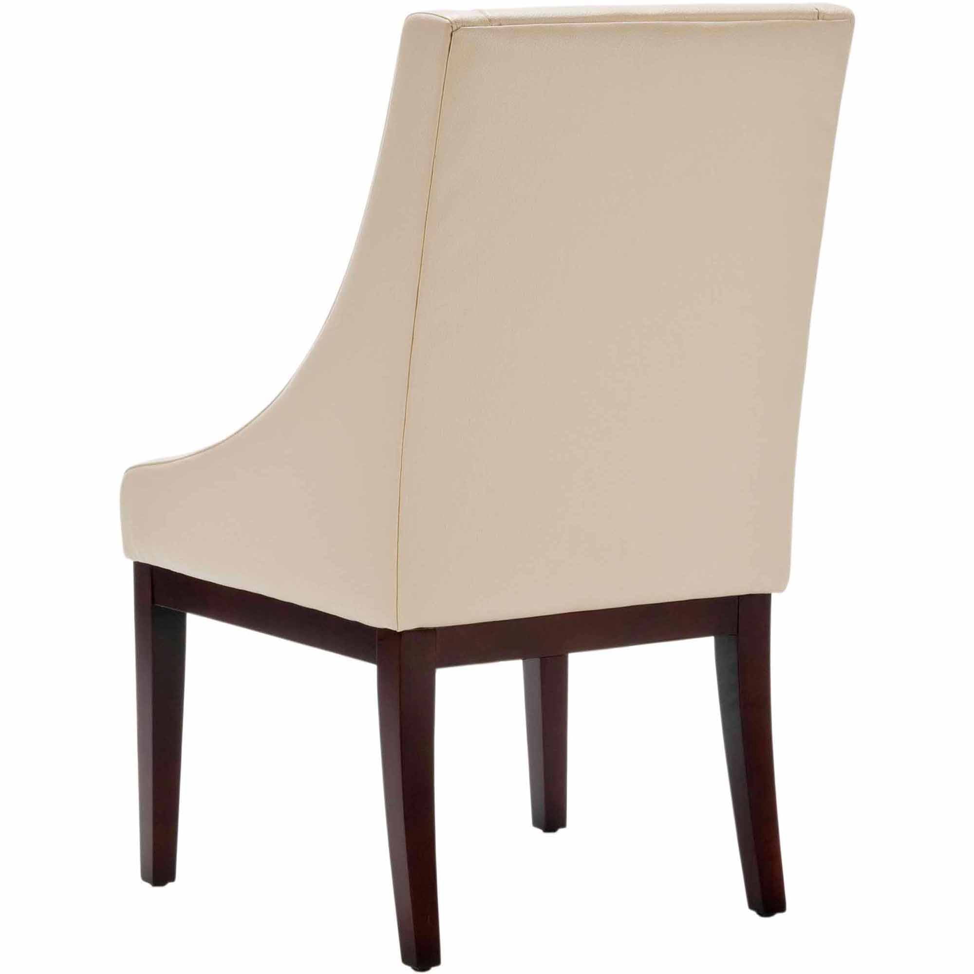 SAFAVIEH Traditional Solid Glam Sloping Armchair, Cream