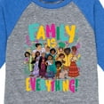 thumbnail image 3 of Disney's Encanto - Family Is Everything - Toddler And Youth Raglan Graphic T-Shirt, 3 of 6