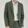 thumbnail image 5 of Nuevos trajes y blazers completos para hombre de primavera y otoño de alta calidad 2024, conjunto de 2 piezas, tendencias de ropa de moda masculina, disfraces, 5 of 5