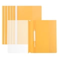 thumbnail image 1 of Unique Bargains Report Covers, 6 Pcs Plastic Clear Front File Sheet Document Presentation Binder Folder Protector, Yellow, 1 of 4