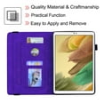 thumbnail image 5 of Embossed Mandala Case for Galaxy Tab A7 Lite 2021, SM-T220 SM-T225 Cover, Allytech Multiple Angle Viewing Stand PU Leather Shockproof Wallet Case for Samsung Galaxy Tab A7 Lite 8.4" 2021, Purple, 5 of 5