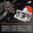 thumbnail image 2 of A-Premium Disc Brake Caliper with Bracket Compatible with Cadillac CTS 2014-2019 ATS 2013-2019 Rear Left Driver Side, 2 of 9