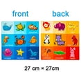 thumbnail image 1 of Cloth Book Cartoon Animal Face Matching Torn Baby Stereo Cloth Book Montessori Early Educational Teaching Pic, 1 of 1