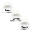 thumbnail image 2 of 3PCS Edge Stitch Hand Sewing Guide,Lock Gauge,Embroidery Lock Stitching Accessories and Gadgets,Precision Stitcher Templates Ruler,Notions & Supplies for Beginners DIY(2MM,White), 2 of 5