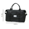 thumbnail image 3 of LACKUST Expandable Gym & Duffle Bags, Sports, Weekend Travel, Lightweight Overnight, For Men & Women,Black, 3 of 5