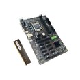 thumbnail image 1 of Sidaley Placa base de ordenador B250 PCI-E 3,0, USB 3,0 SATA 3,0 LGA 1151, placa de minería con ranura para CPU, puerto de red RJ45, piezas de Juegos de teclado y mouse para computadora, 1 of 6