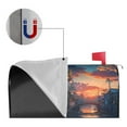 thumbnail image 5 of Daiia Twilight Canal Reflection Mailbox Cover , Magnetic Welcome Mailbox Wraps Post Letter Box Cover for Garden Yard Home Decor-25.5x21 in, 5 of 7