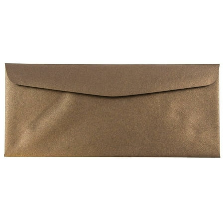 Stardream Metallic Bronze JAM Paper #10 Business Envelope, 4 1/8 x 9 1/2, Business Envelope, Bronze Brown Stardream Metallic, 25/pack ()