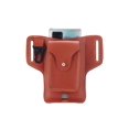 thumbnail image 1 of Fanny Riñonera Hombres PU Cuero Bum Hip Pack Funda Cartera (Marrón), 1 of 7