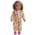 thumbnail image 3 of Babysbule 18 inch Doll Pajamas Set – Cotton Two-Piece Sleepwear for 18 Inch Dolls – Colorful Patterns – Fits American Girl, Our Generation, My Life Dolls – Doll Clothes Only, 3 of 4
